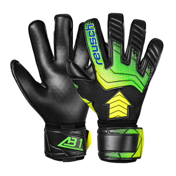 Reusch Attrakt AB1 Duo 5560964 7052 black yellow 1